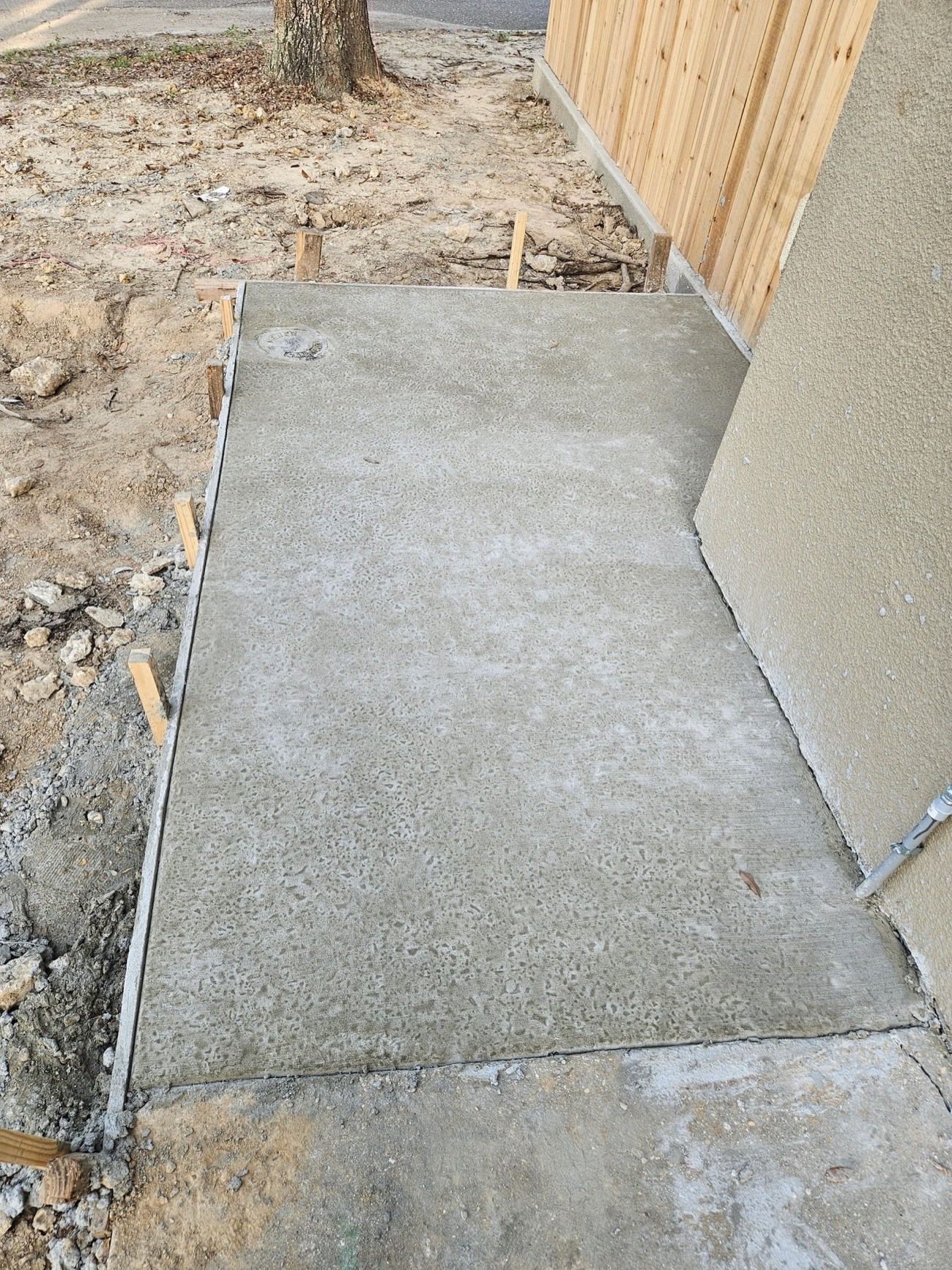 Gulfline Paving construction project — asphalt and concrete work